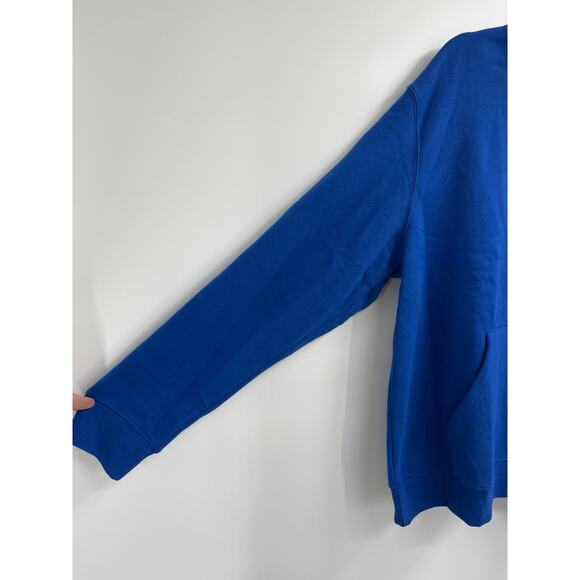 Tek Gear Mens Ultrasoft Fleece Pullover Hoodie Sweatshirt XL Blue Activewear NEW - Picture 11 of 11